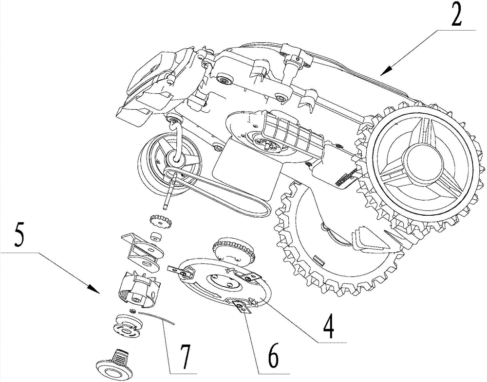 Automatic hay mower