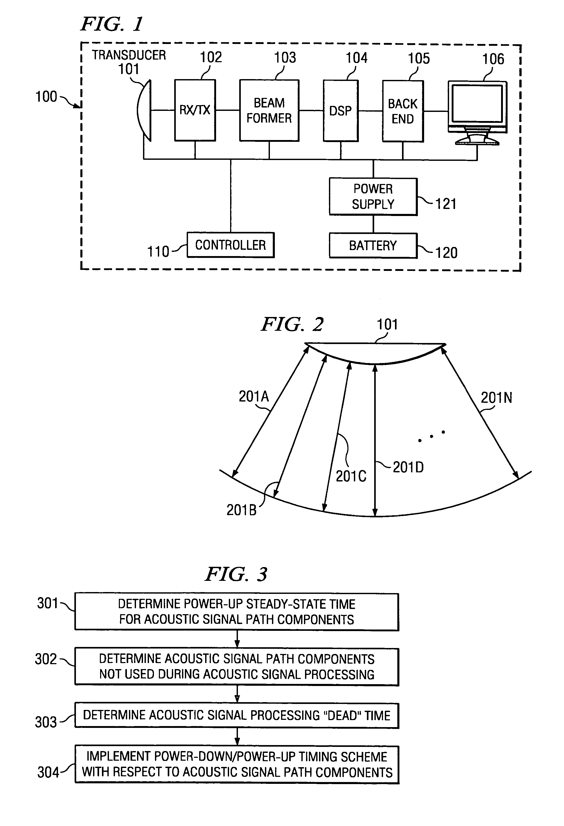 Ultrasound system power management