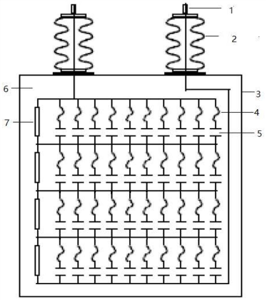 TSR type attenuation-free filter capacitor