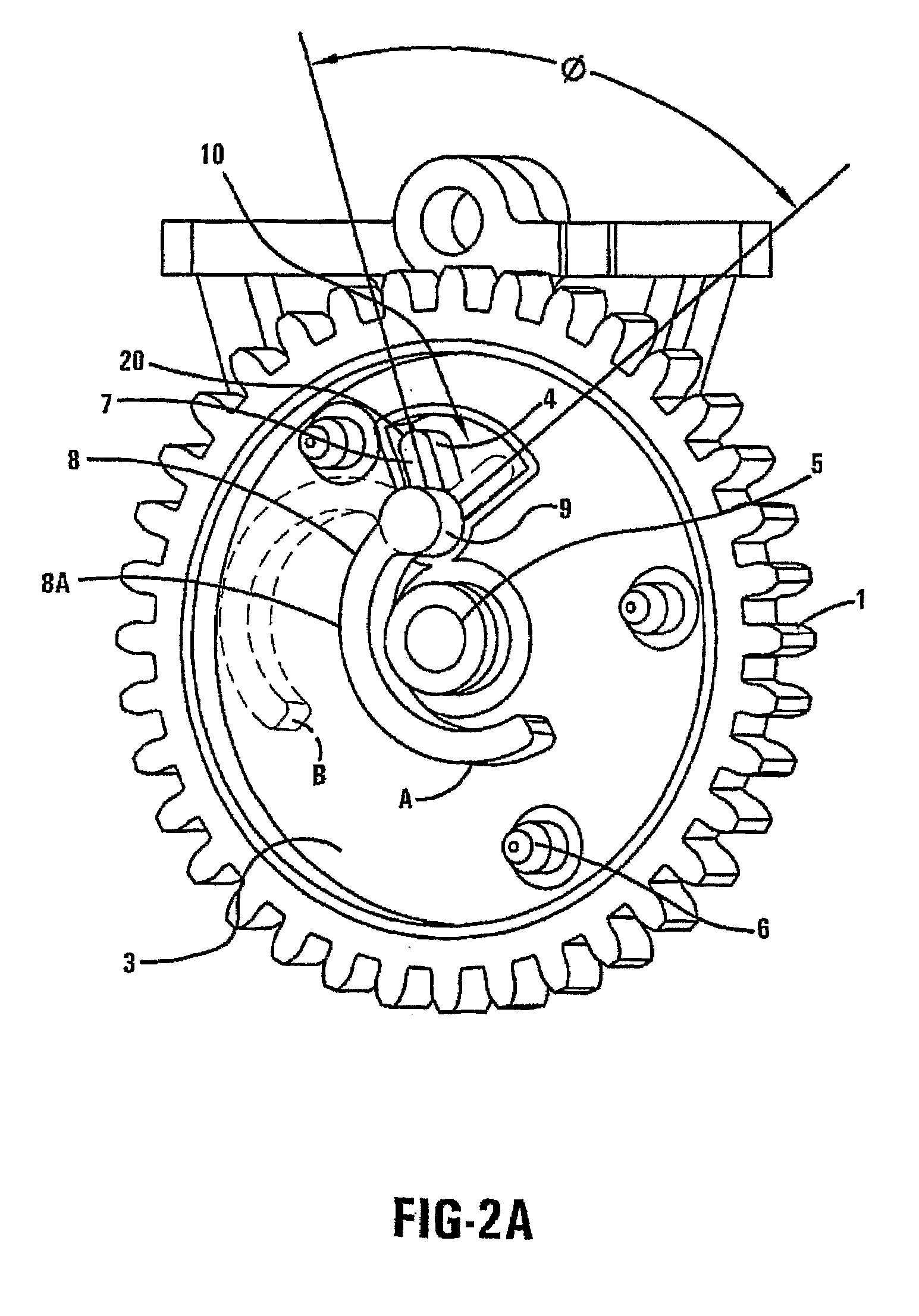 Automatic decompression mechanism for an engine