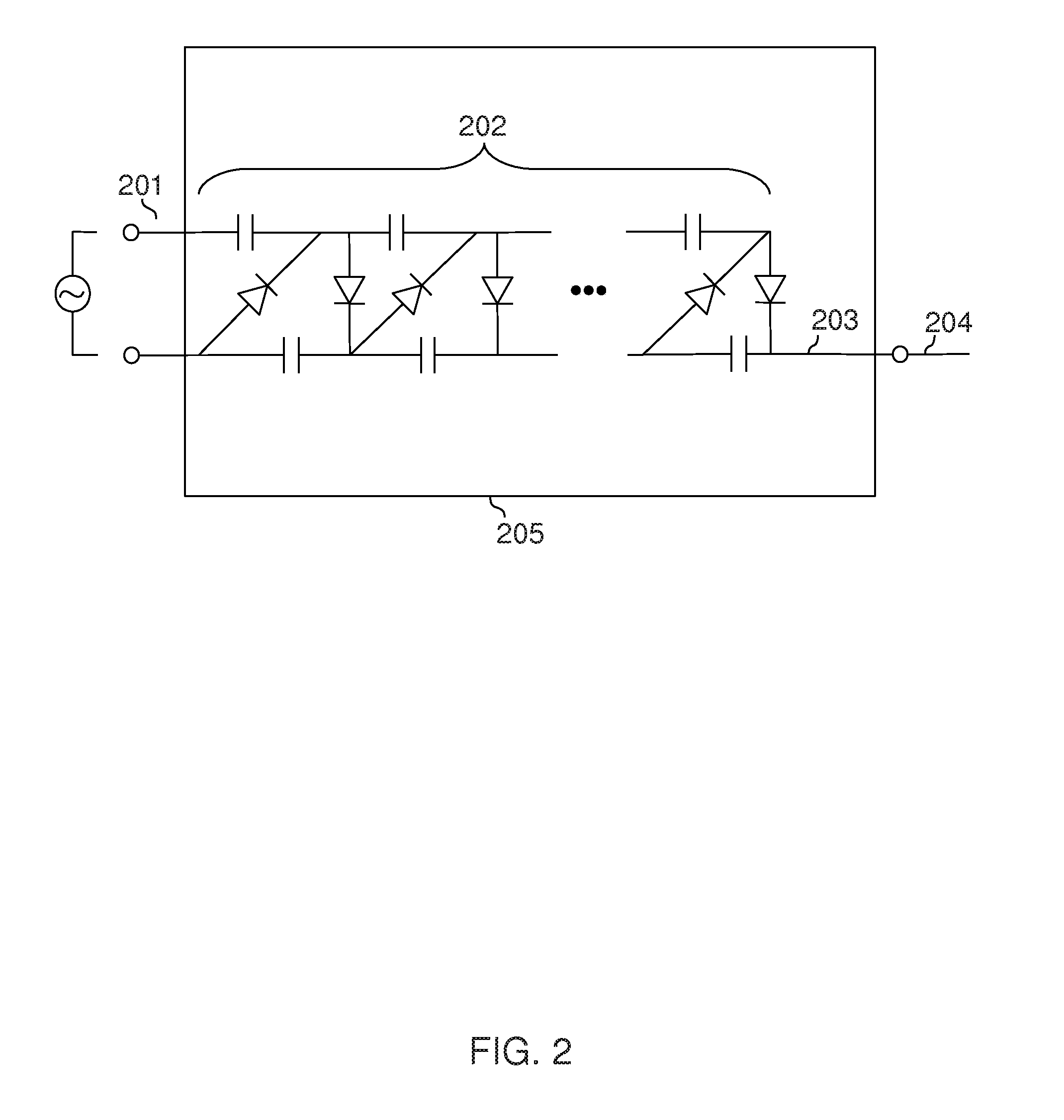 Electric sail with voltage multipliers in tethers