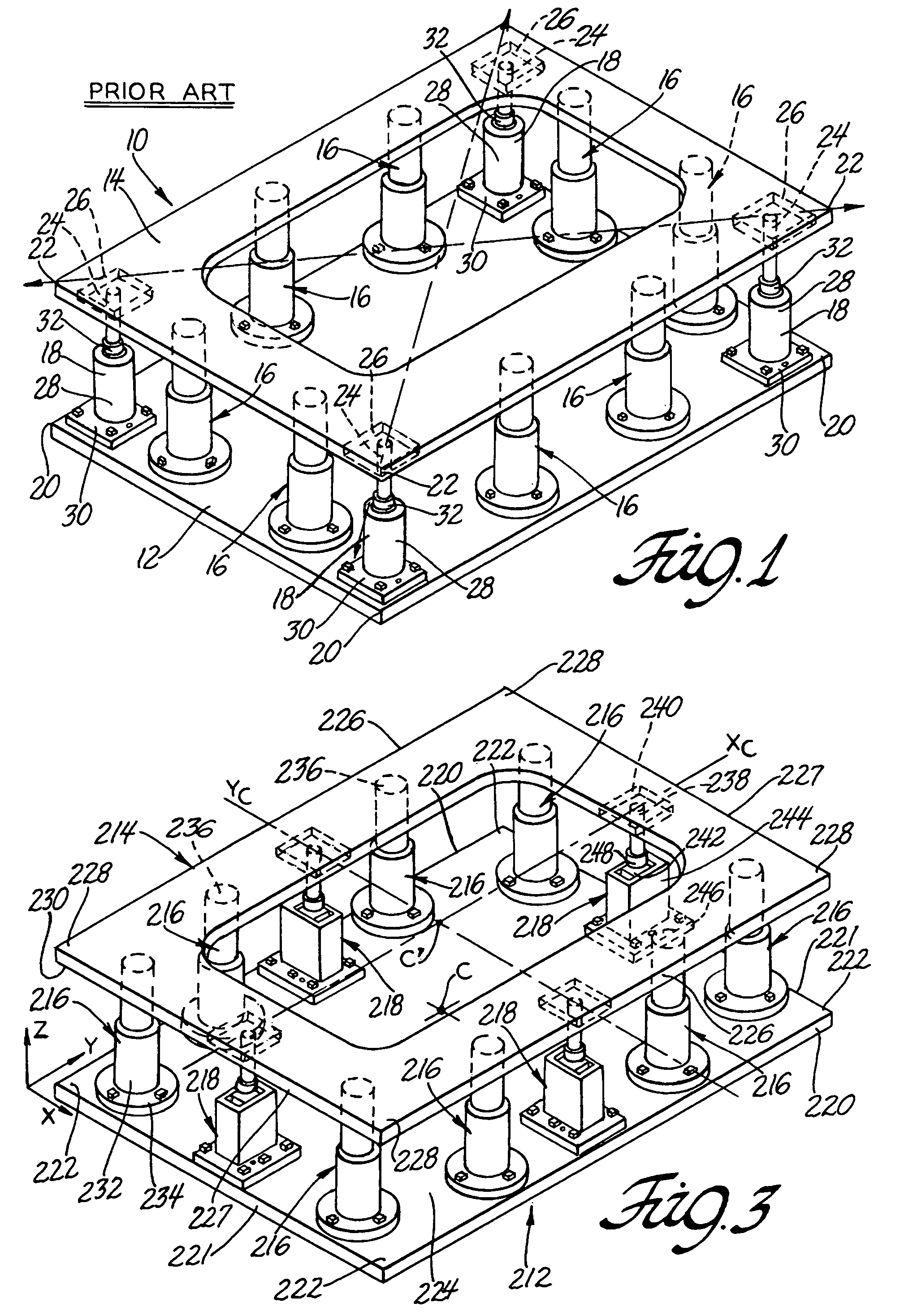 Die cushion apparatus for hot stretch-forming