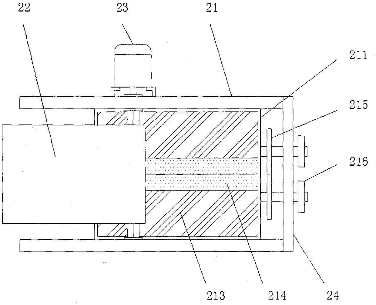 A steam type biomedical waste crushing and disinfection device