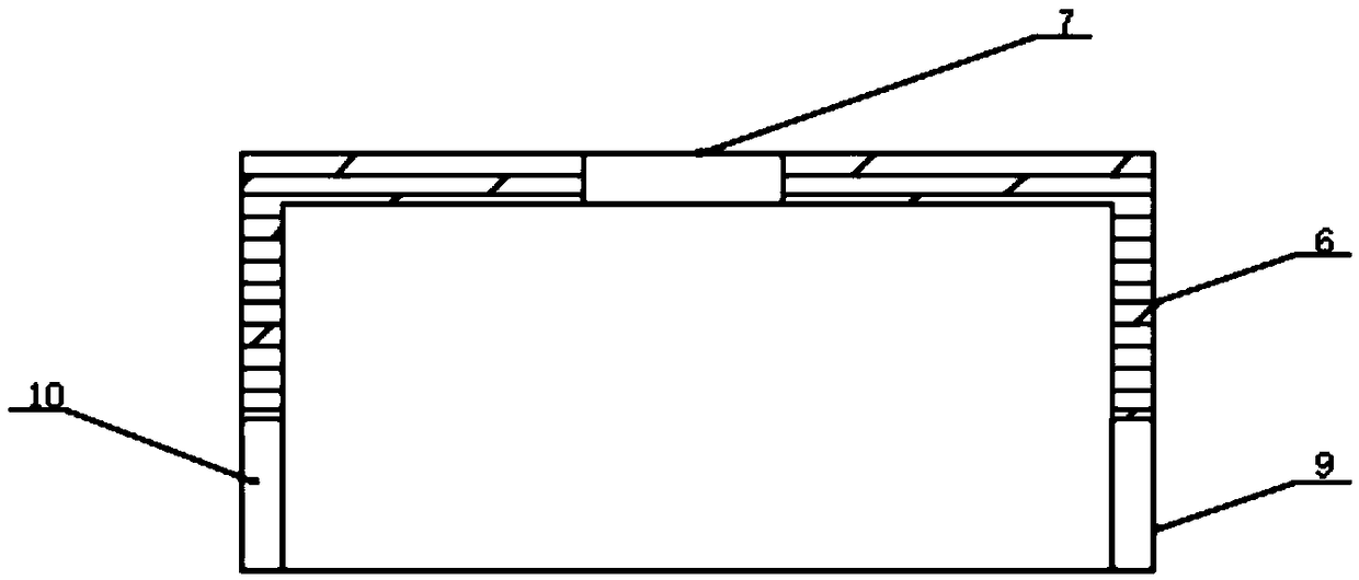 Cutting device for composite environment-friendly material