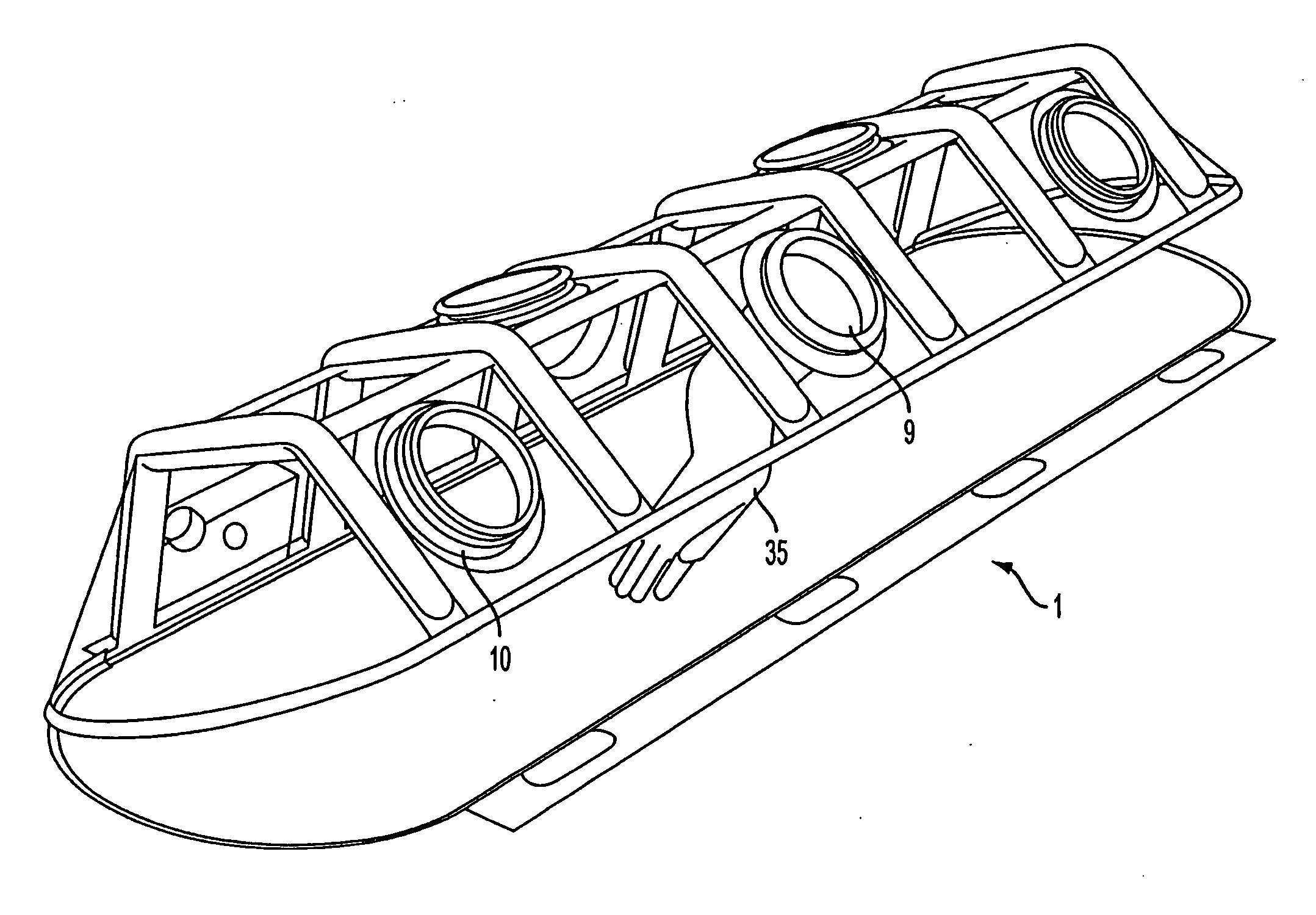 Modular port system and replacement method thereof