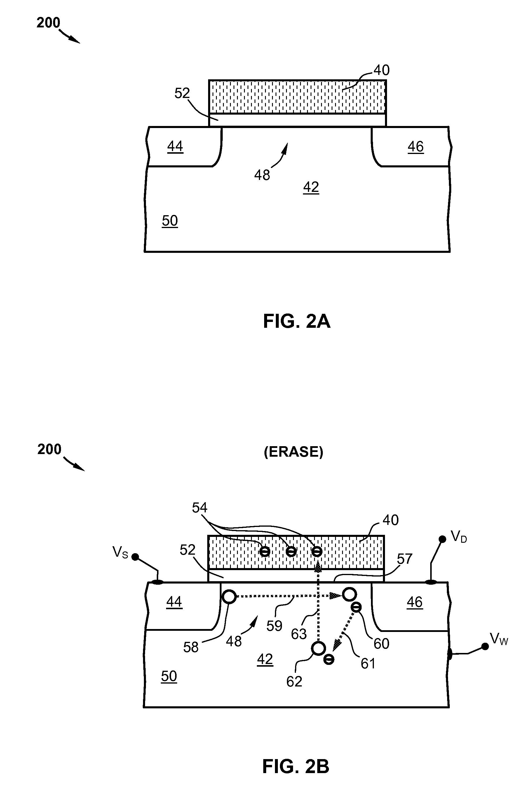 Electrically alterable non-volatile memory cells and arrays