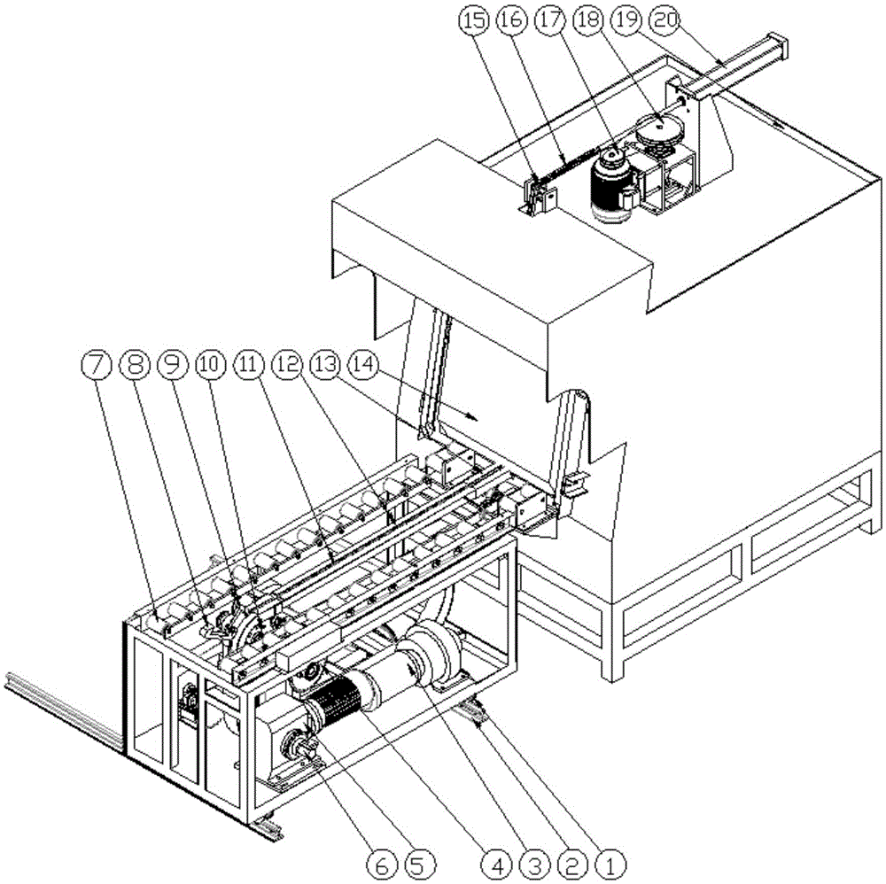 Box-type tempering furnace, tempering furnace conveying system and tempering furnace control method