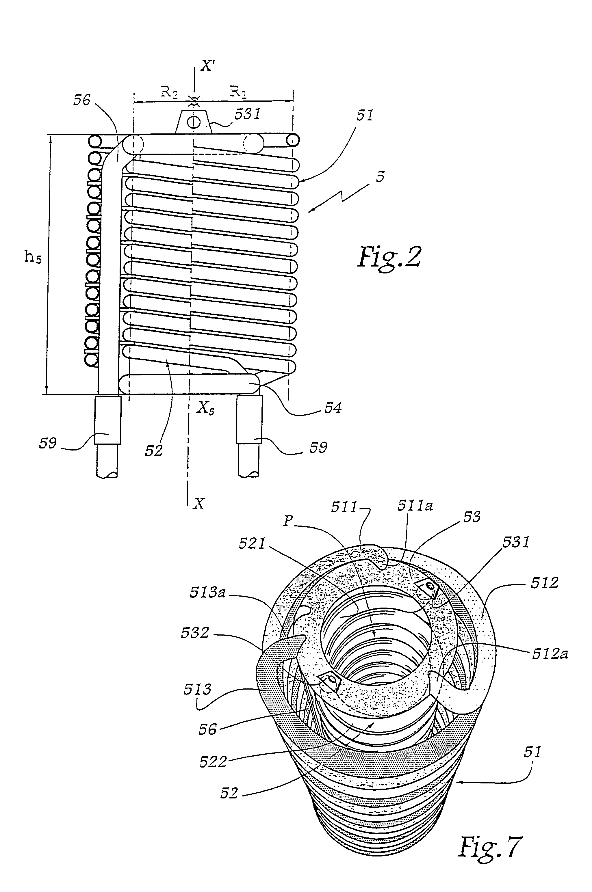 Coil for coolant circulation, method for making same and reactor comprising same