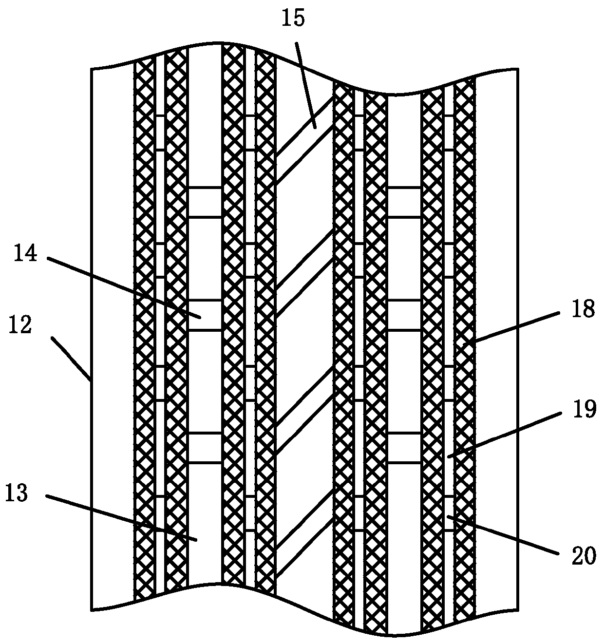 An arc suppression and voltage limiting protection device for small current grounding system