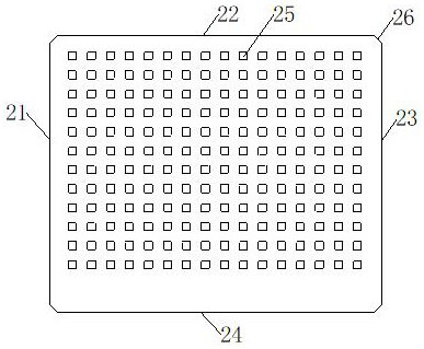 Punching method of air conditioner rear cover plate