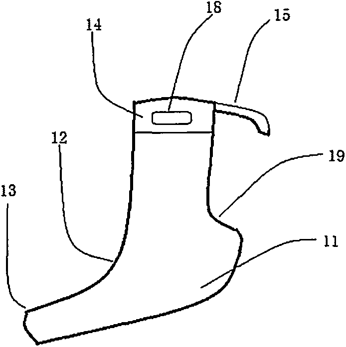 V-shaped clamp-type phototherapy facial deformity correcting instrument