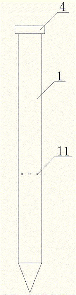 Extension body compaction pile capable of eliminating pile foundation negative friction and construction method