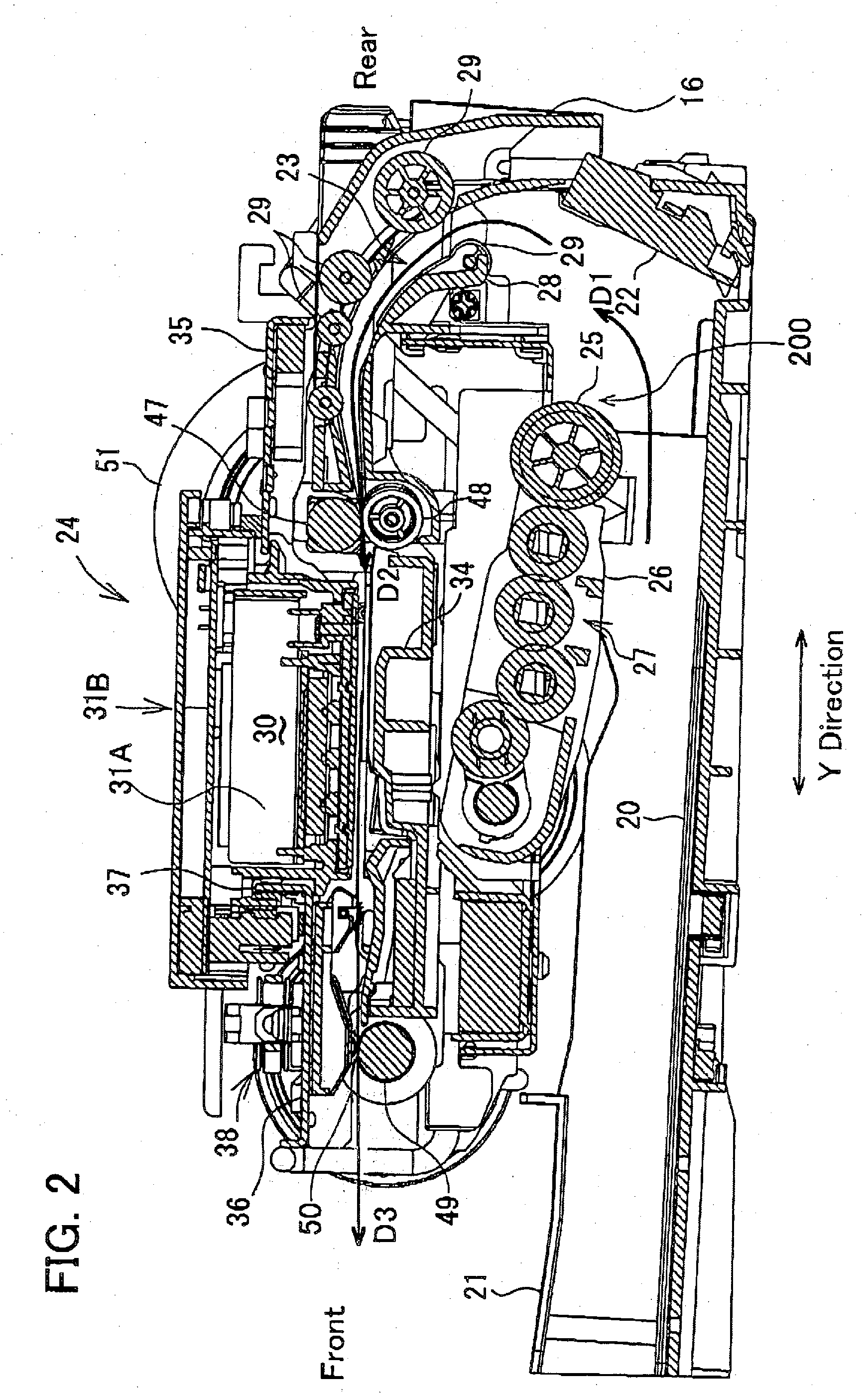 Image scanning device and multi-function device