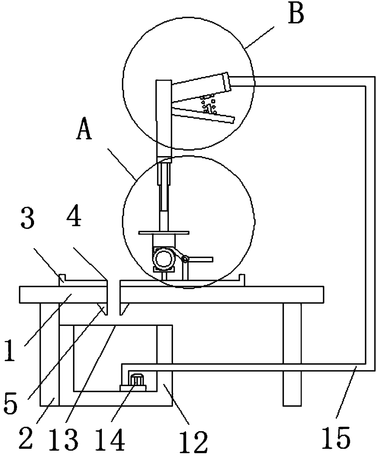 Flushing device for full throat cannula