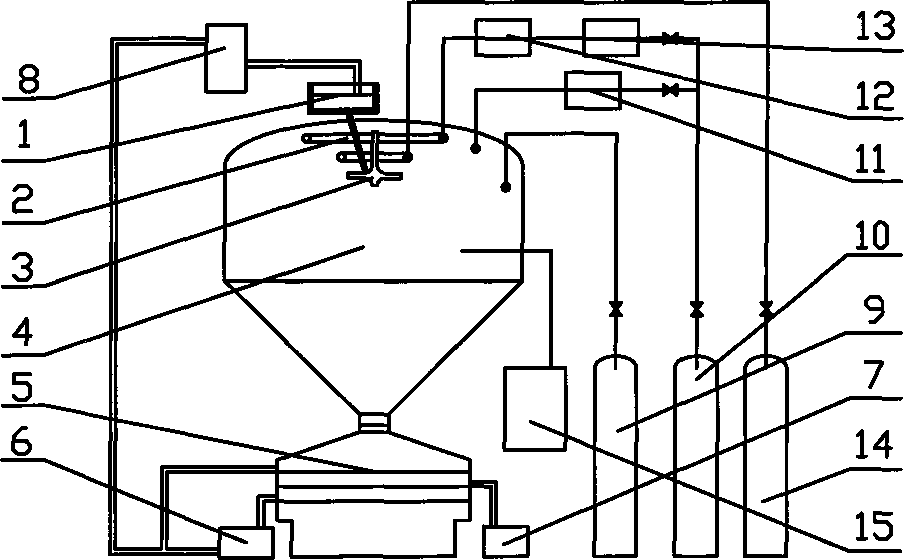 Preparation method of continuous high quality soldering powder