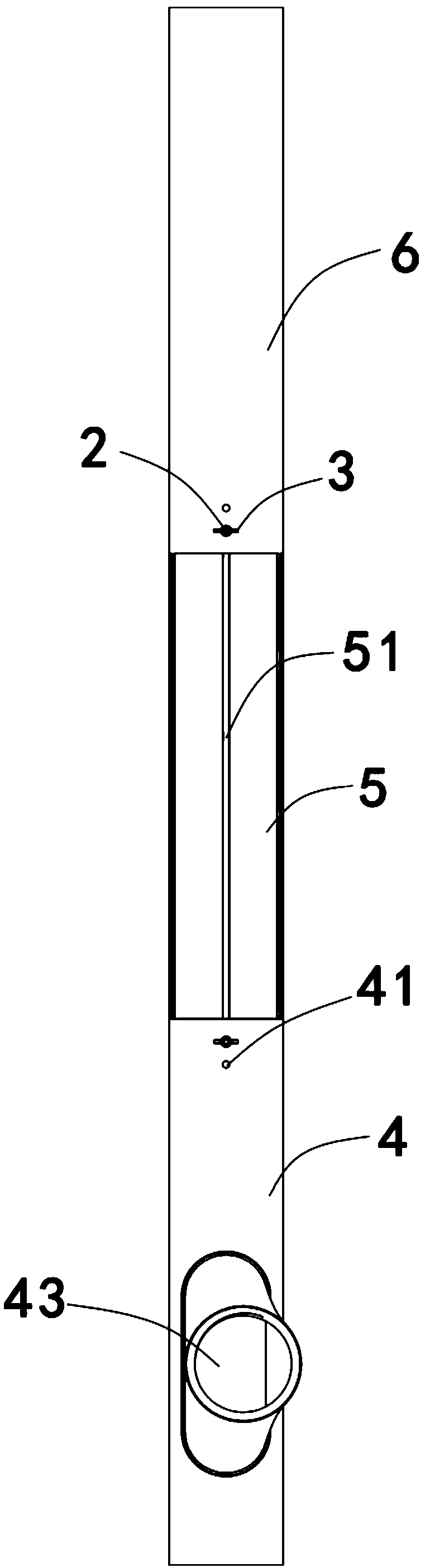 Air outlet mounting structure for fresh air system