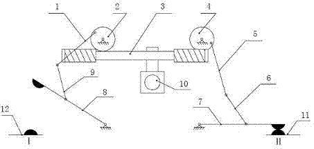 Rack-and-pinion type transmission mechanism of automatic changeover switch device