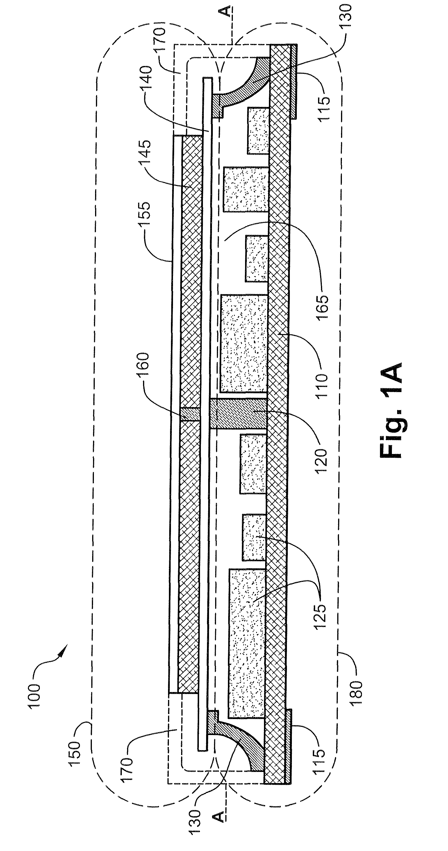 Hybrid circuit with an integral antenna