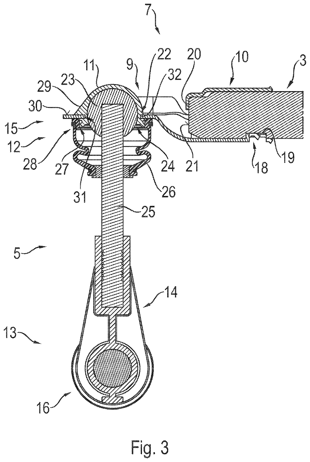 Stabilizer bar for a chassis of a vehicle, pendulum support for such a stabilizer bar, and method for producing such a stabilizer bar or such a pendulum support