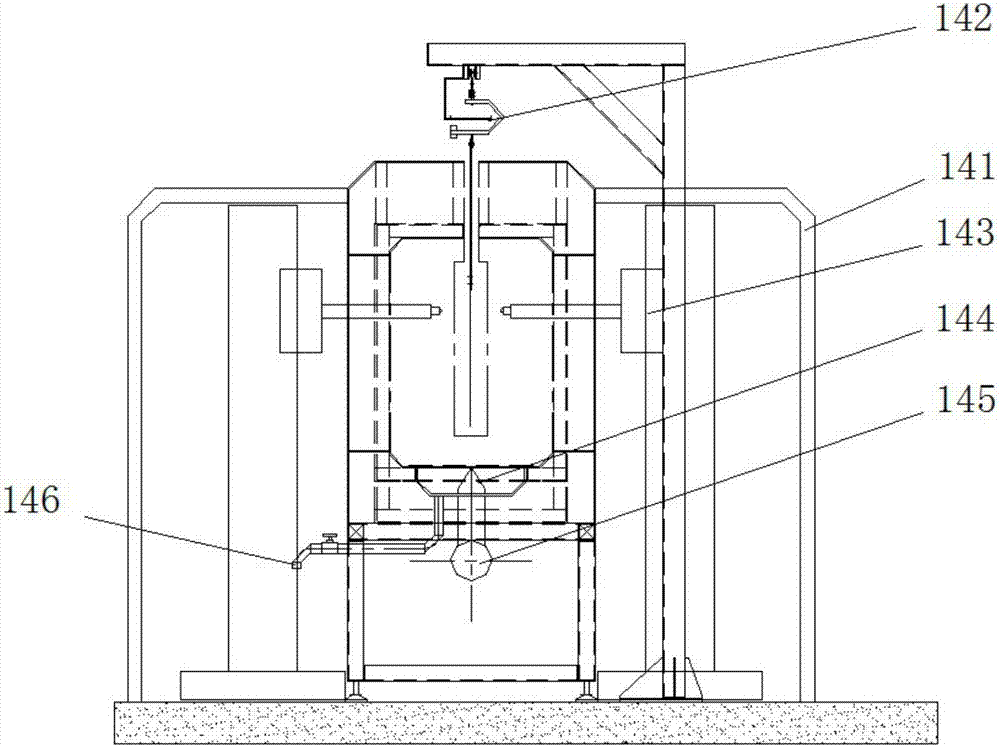 Full-automatic titanium pole plate spraying and sintering production line and operating method thereof