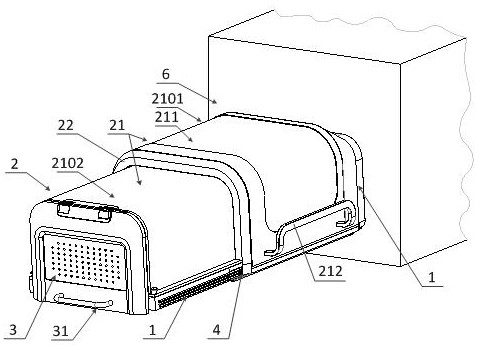 Electromagnetic shielding cabin and magnetic resonance system with same