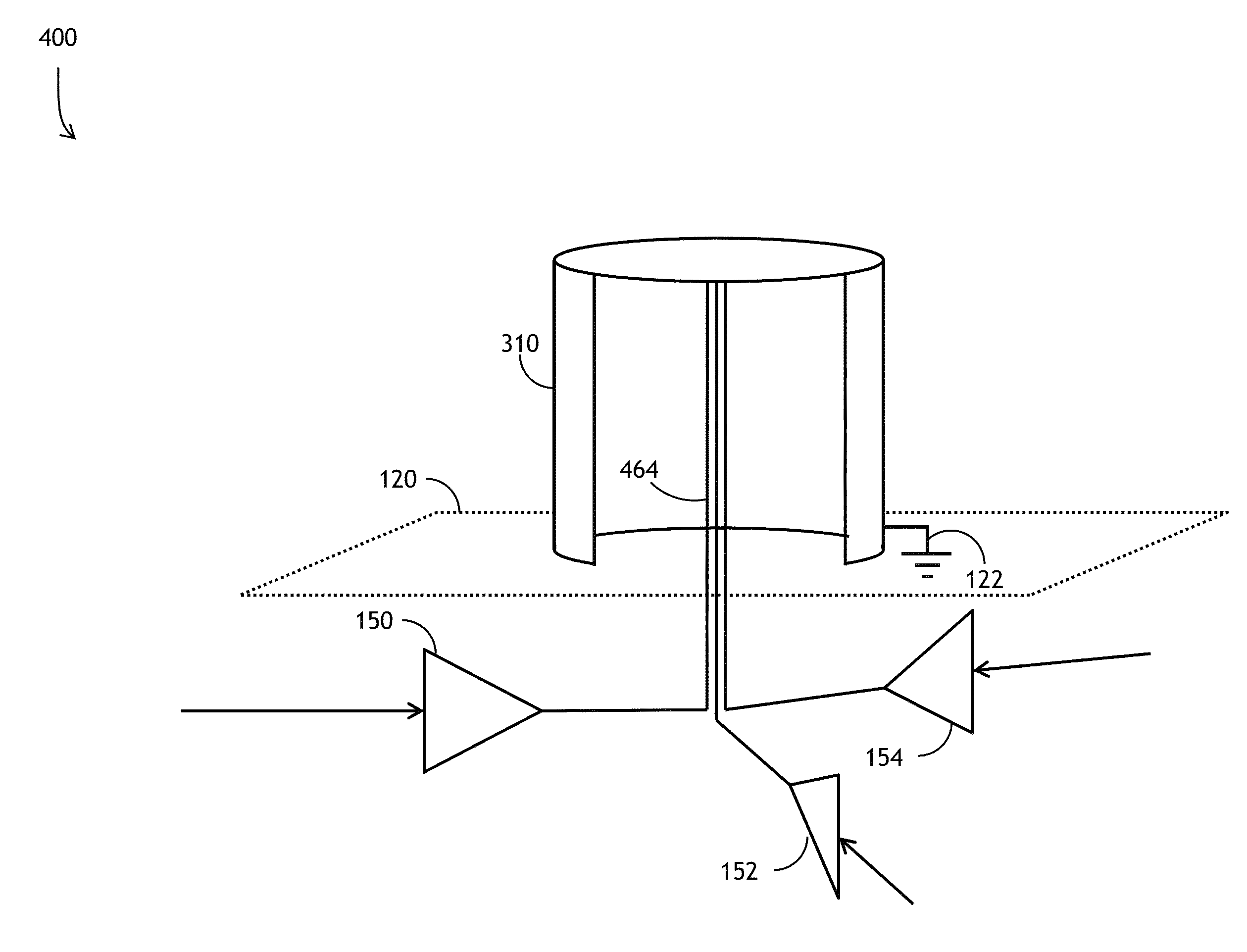 Wideband voltage-driven electrically-small loop antenna system and related method