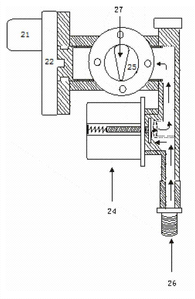 Full-automatic constant temperature instant boiling type gas water boiler