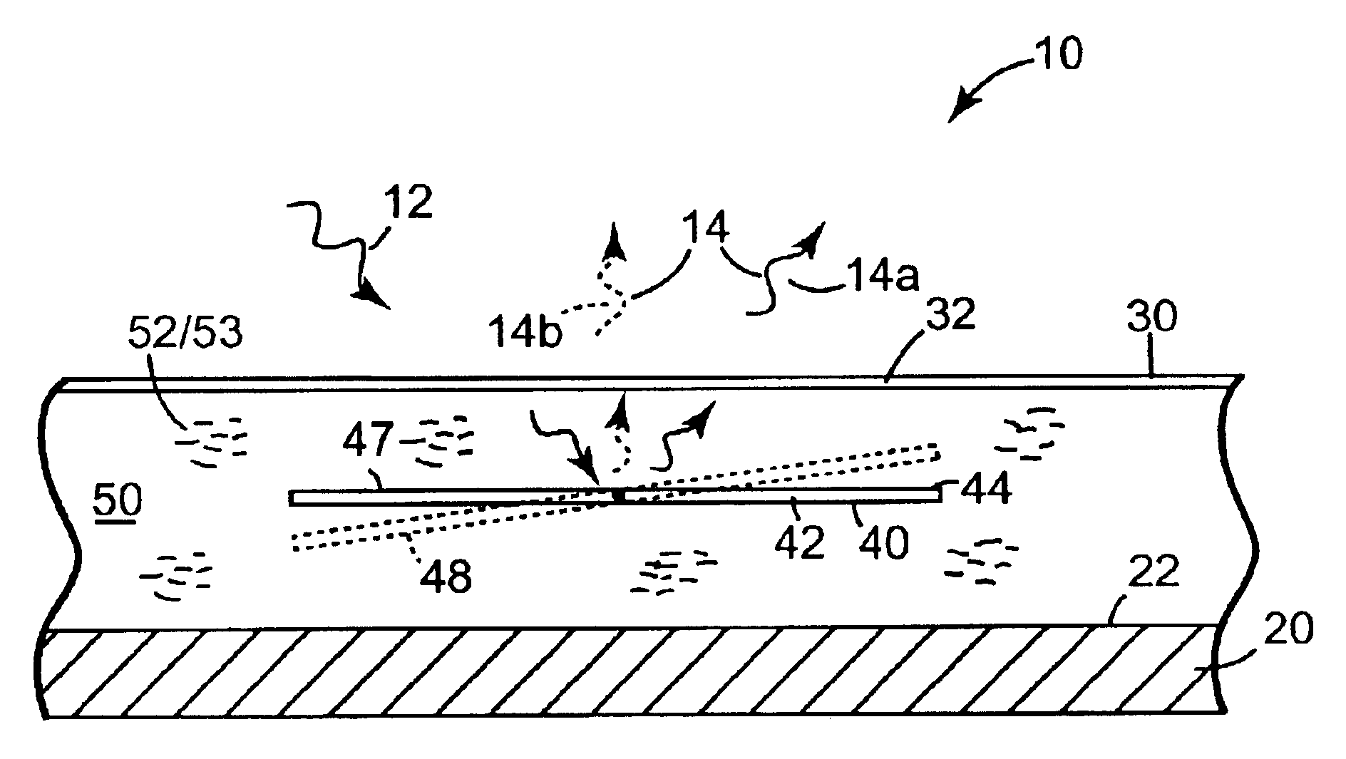 Micro-mirror device including dielectrophoretic liquid