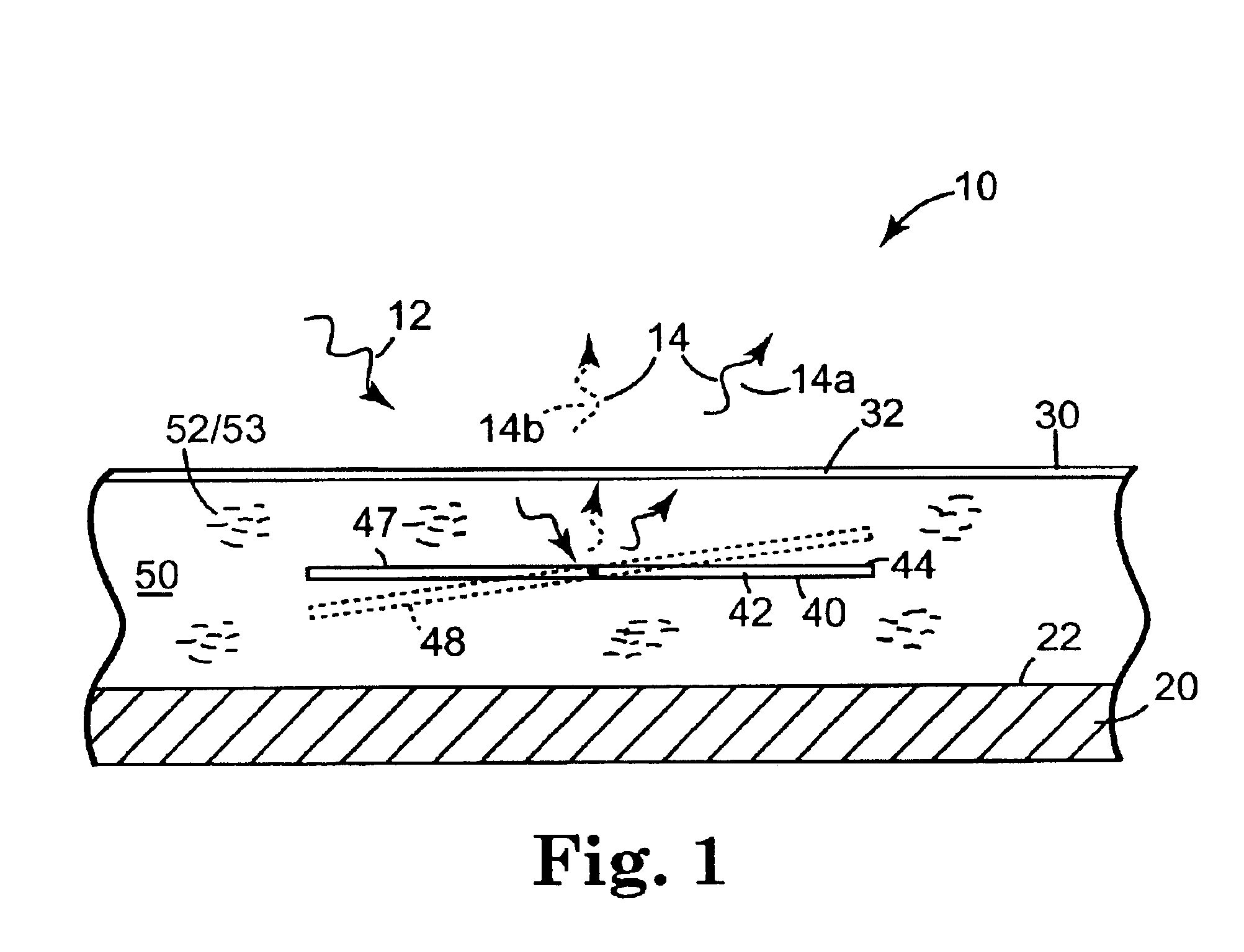 Micro-mirror device including dielectrophoretic liquid