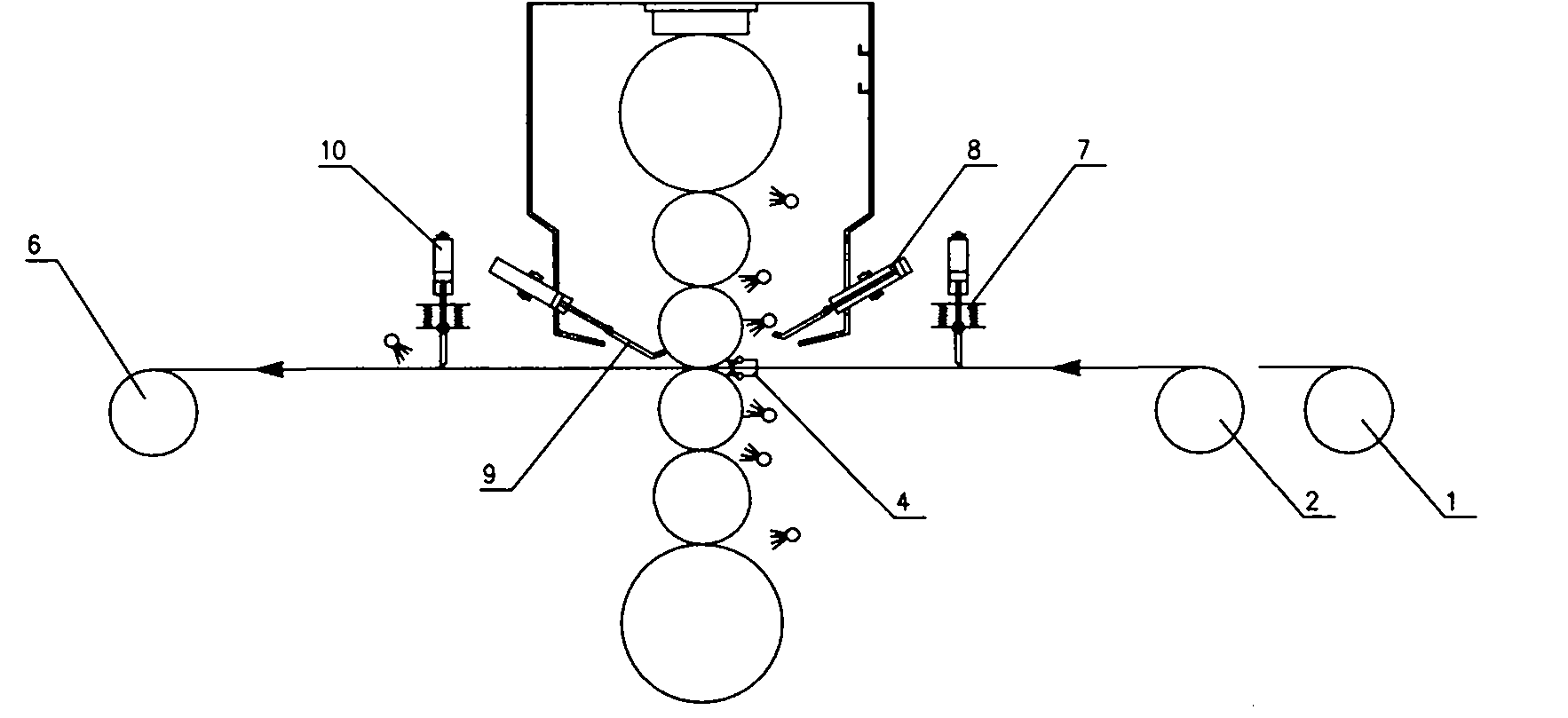 Blowing-free emulsion residue removal method