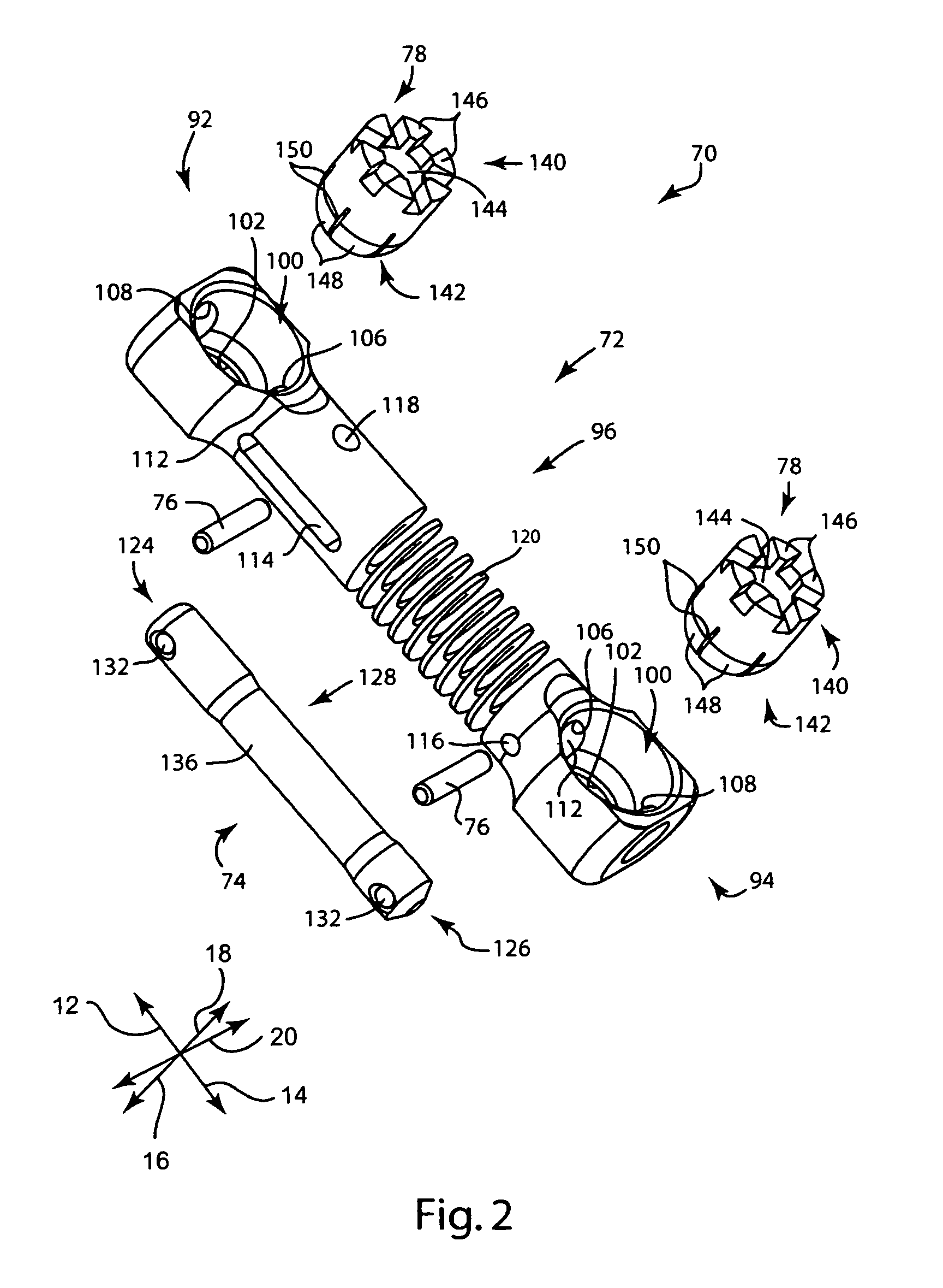 Apparatus and method for dynamic vertebral stabilization