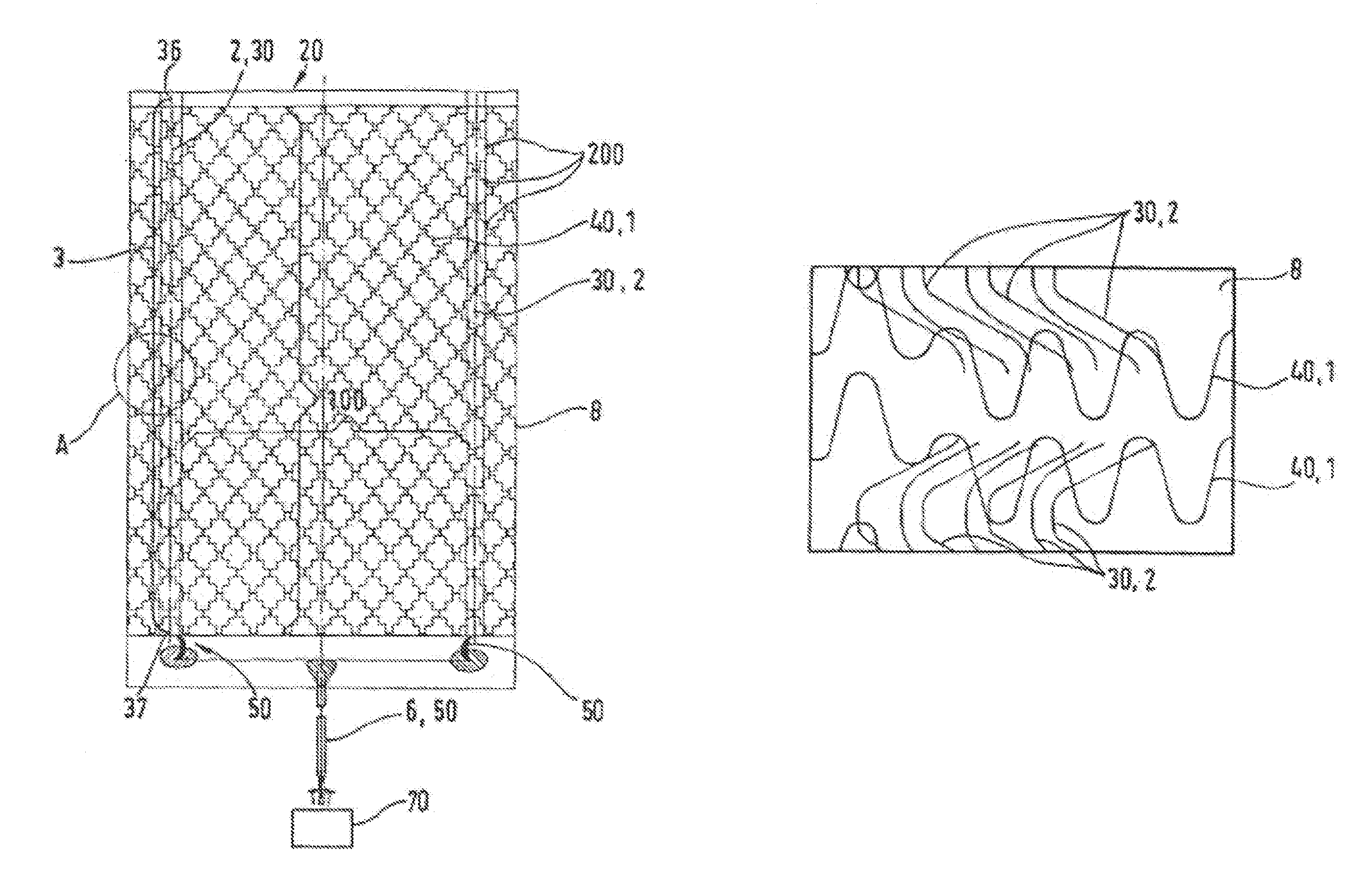 Flat heating element