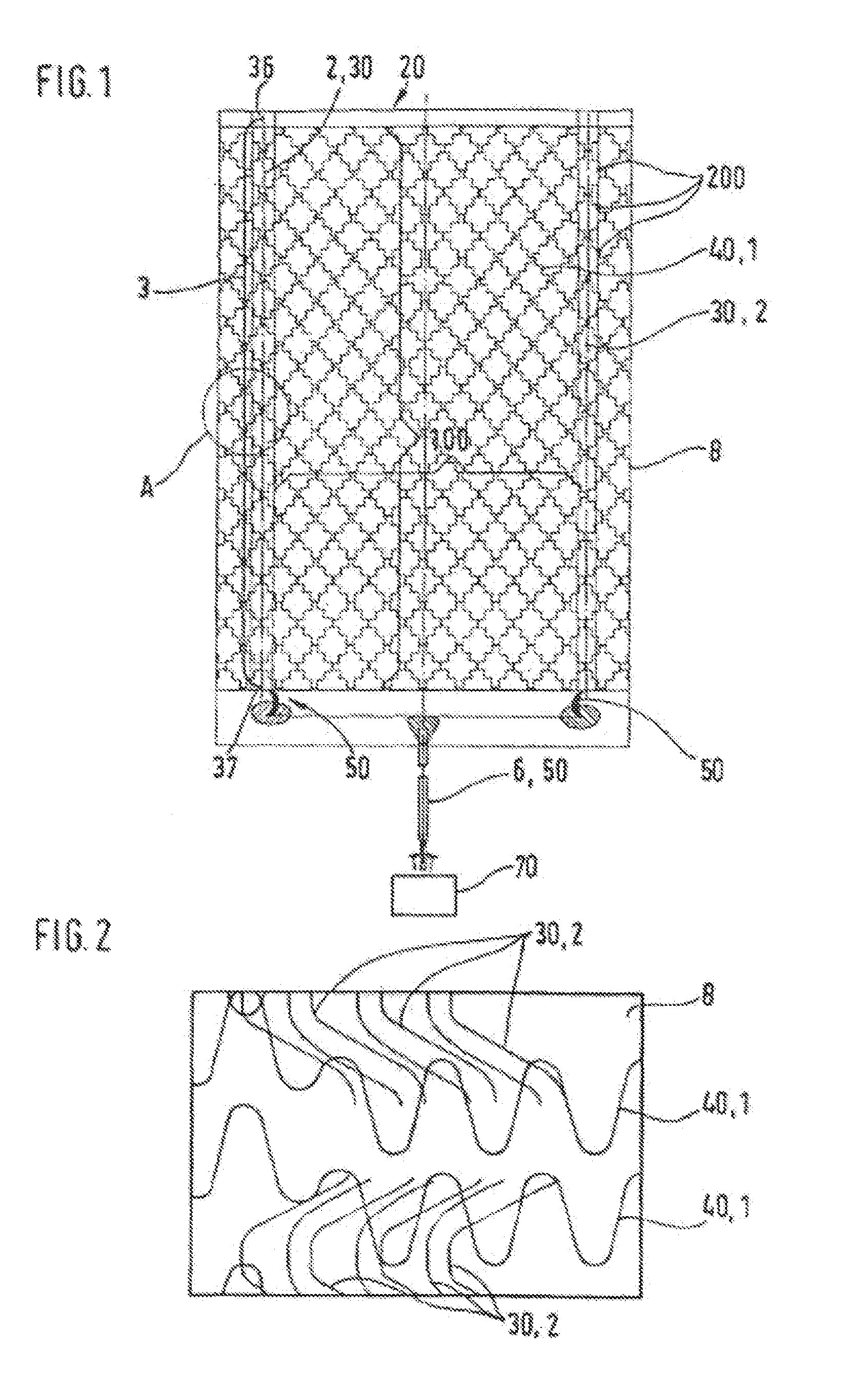 Flat heating element