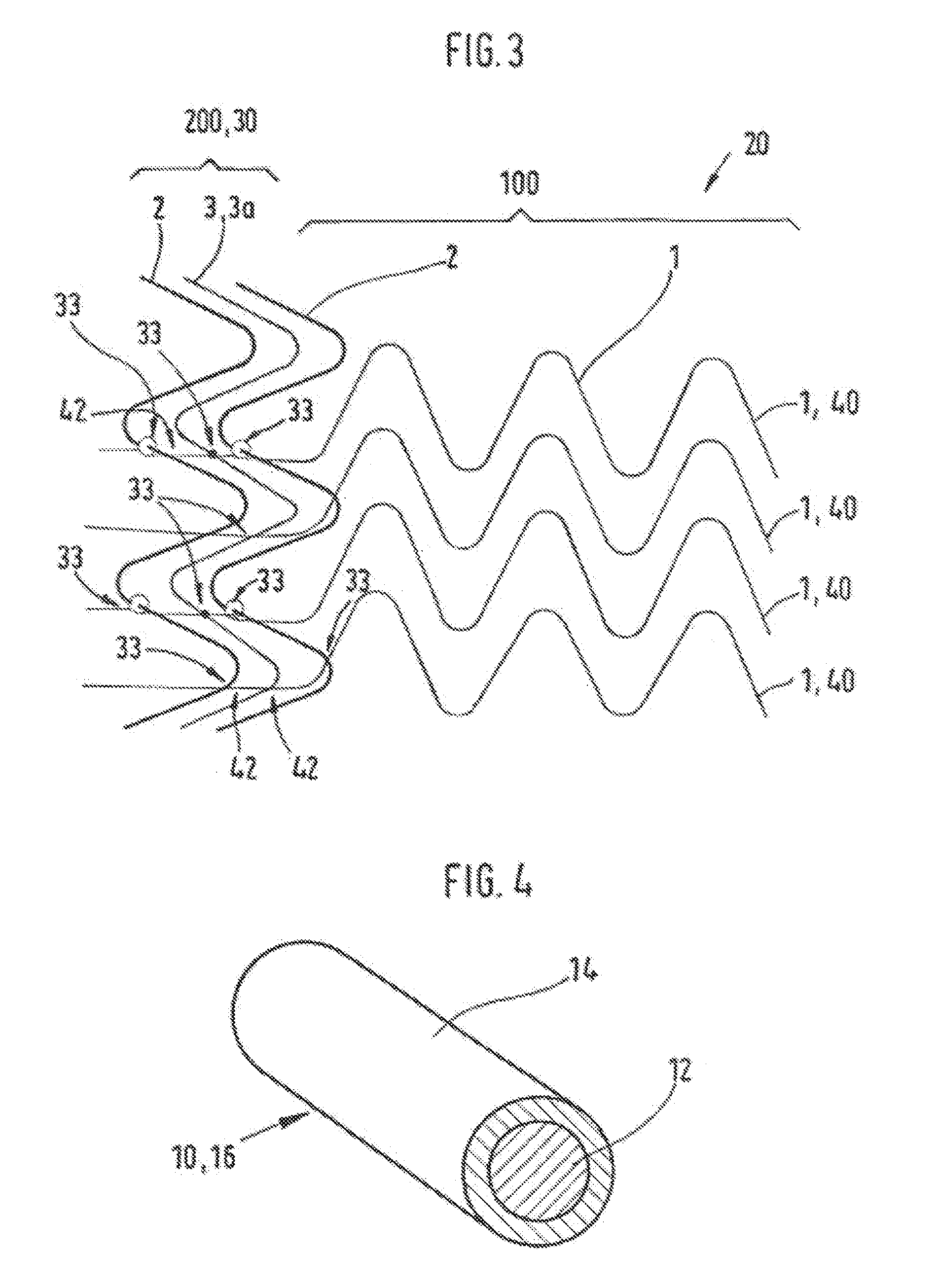 Flat heating element