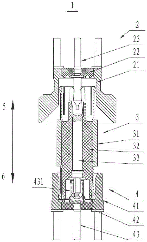 A radio frequency coaxial connector