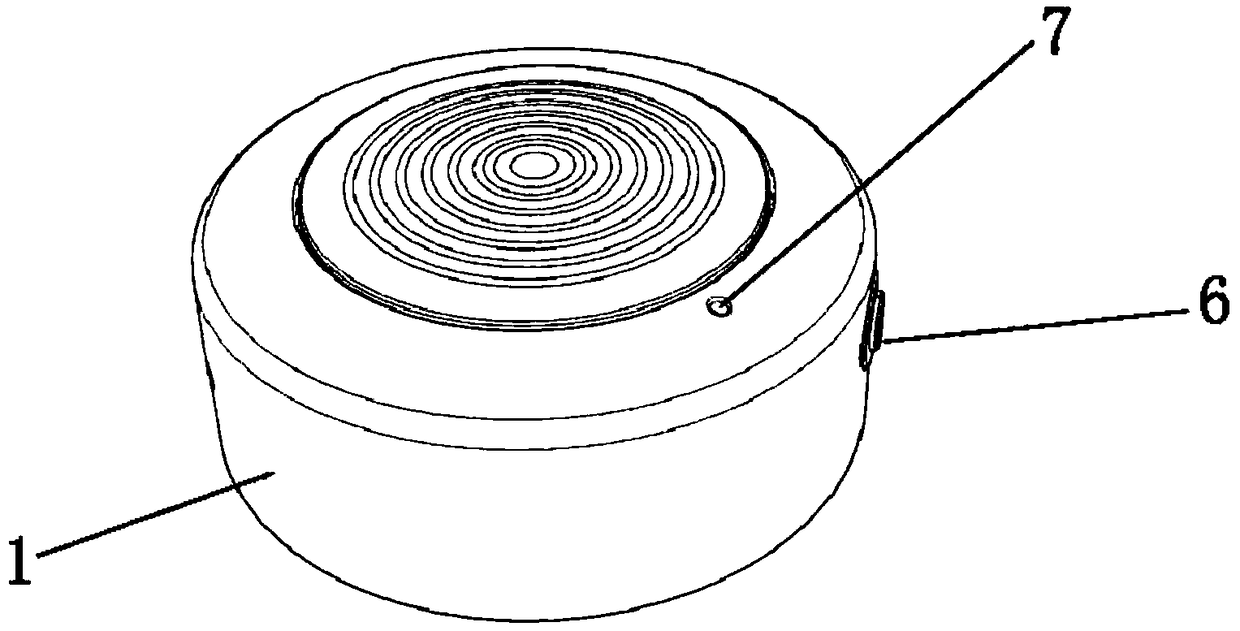 Positioner provided with flashlight and positioning control system of positioner