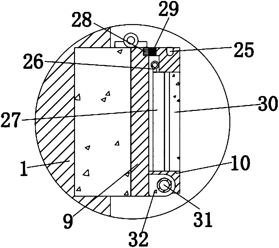 Household hidden-type power distribution box capable of preventing accidental touch