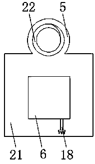 Edge grinding device suitable for metal label plate