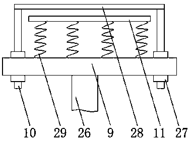 Edge grinding device suitable for metal label plate