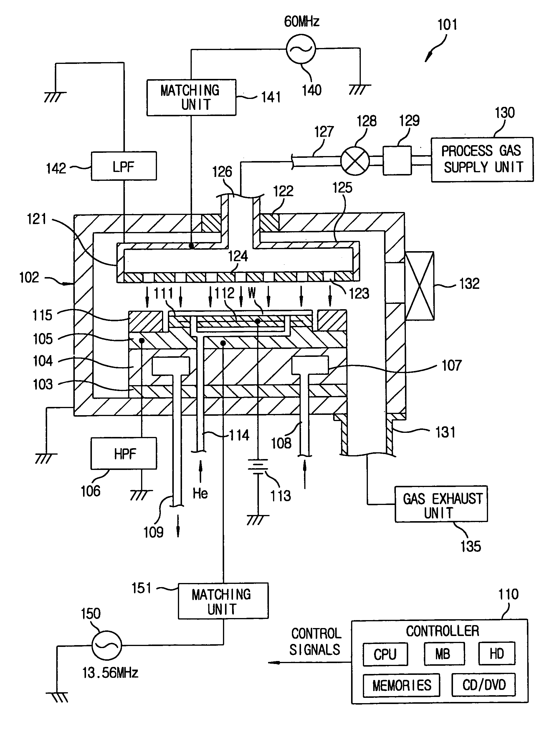 Etching method and computer storage medium storing program for controlling same