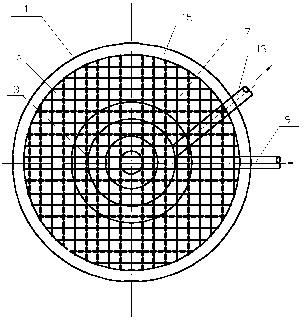 Aerobic granular sludge integrated sewage treating device and method