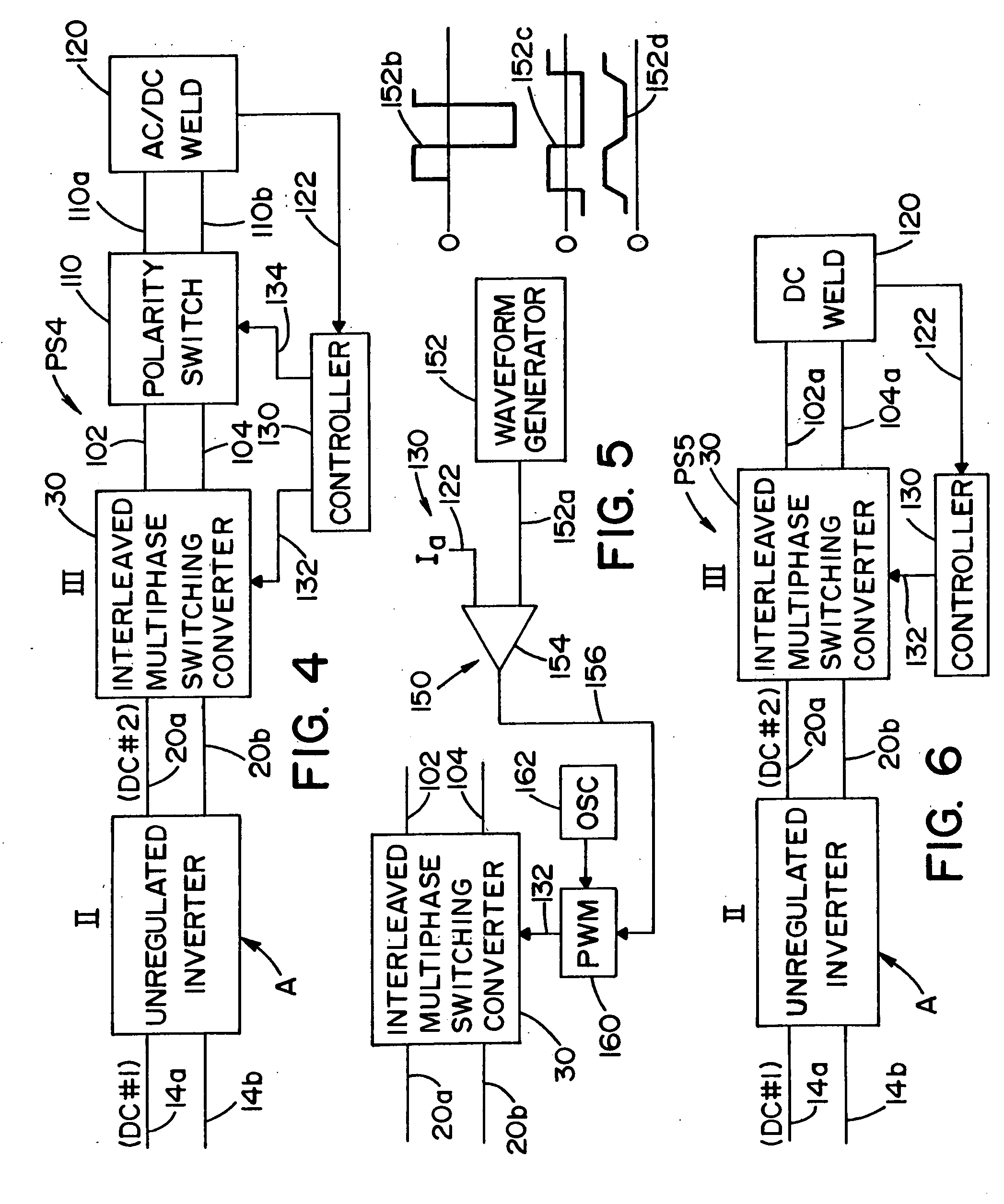 Chopper output stage for arc welder power source