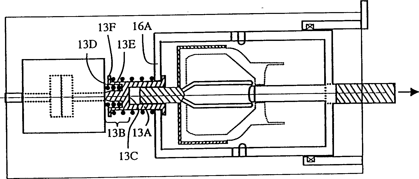 High voltage or medium voltage switch device composed of vacuum and gas circuit breaker