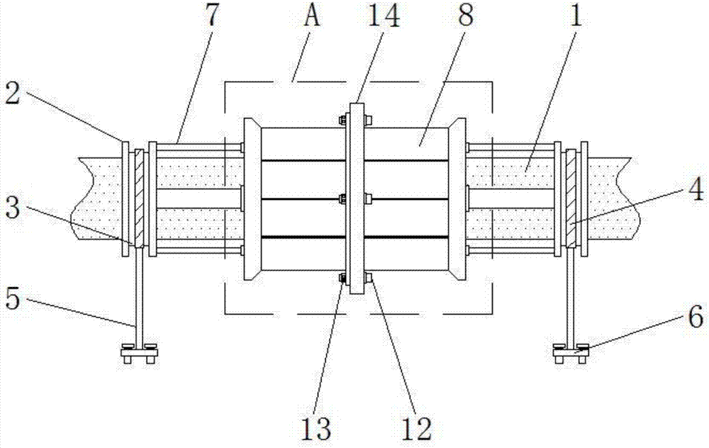 Water heating pipe fitting