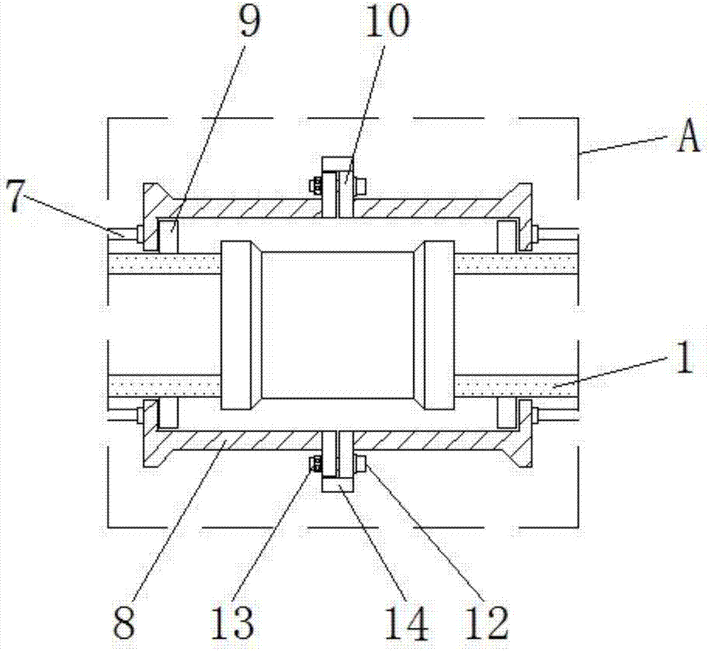 Water heating pipe fitting