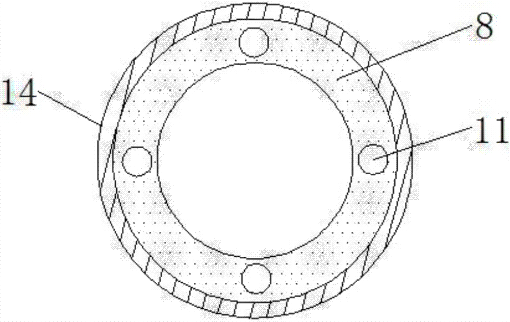 Water heating pipe fitting