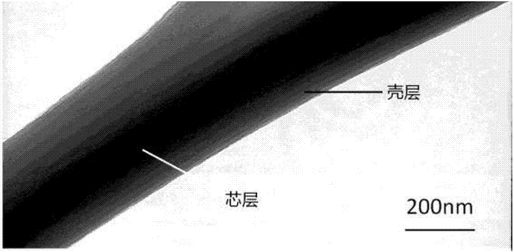 Coaxial electrospun injectable fibers and preparation method thereof