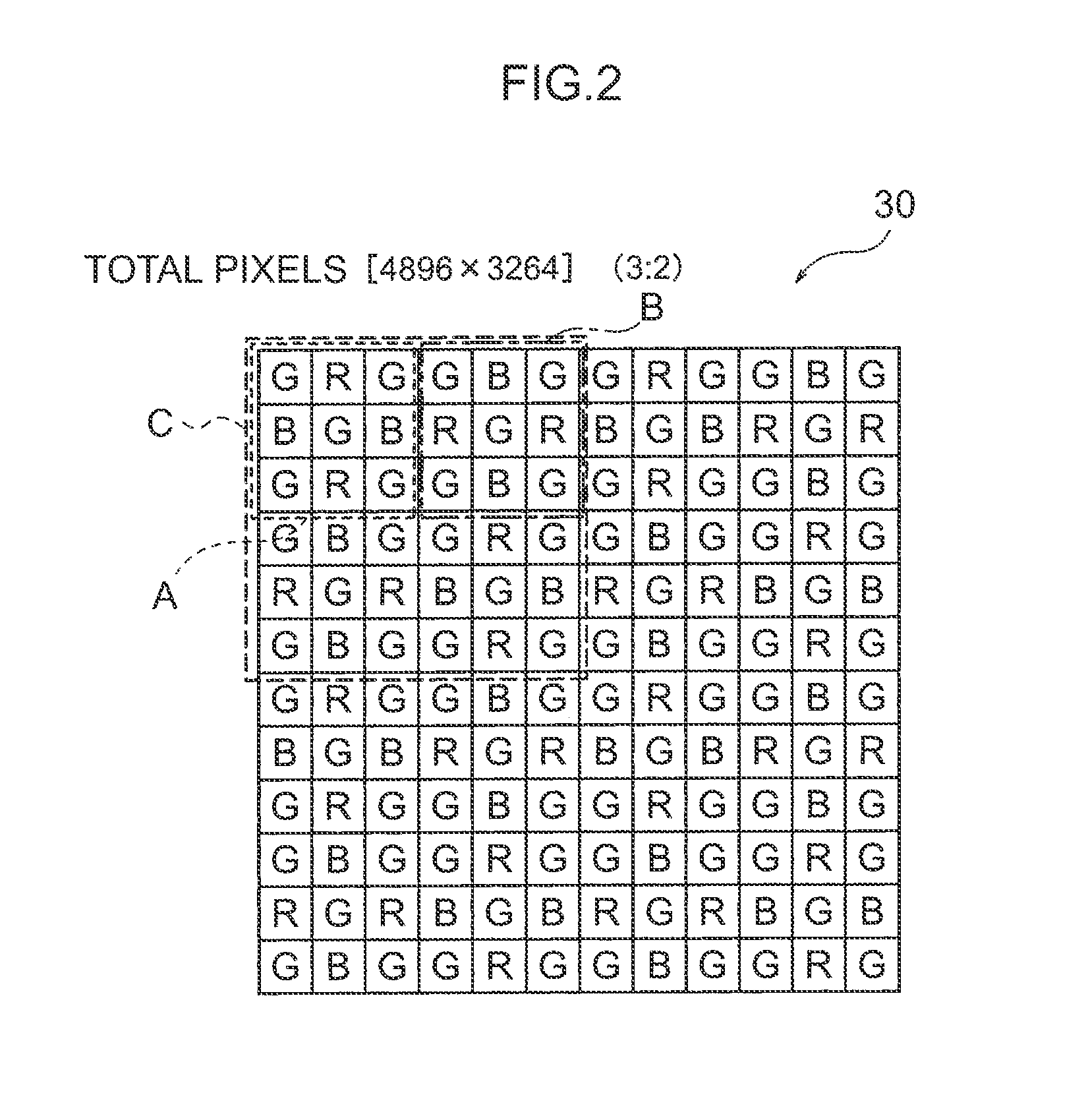 Color imaging element, imaging device, and storage medium storing an imaging program