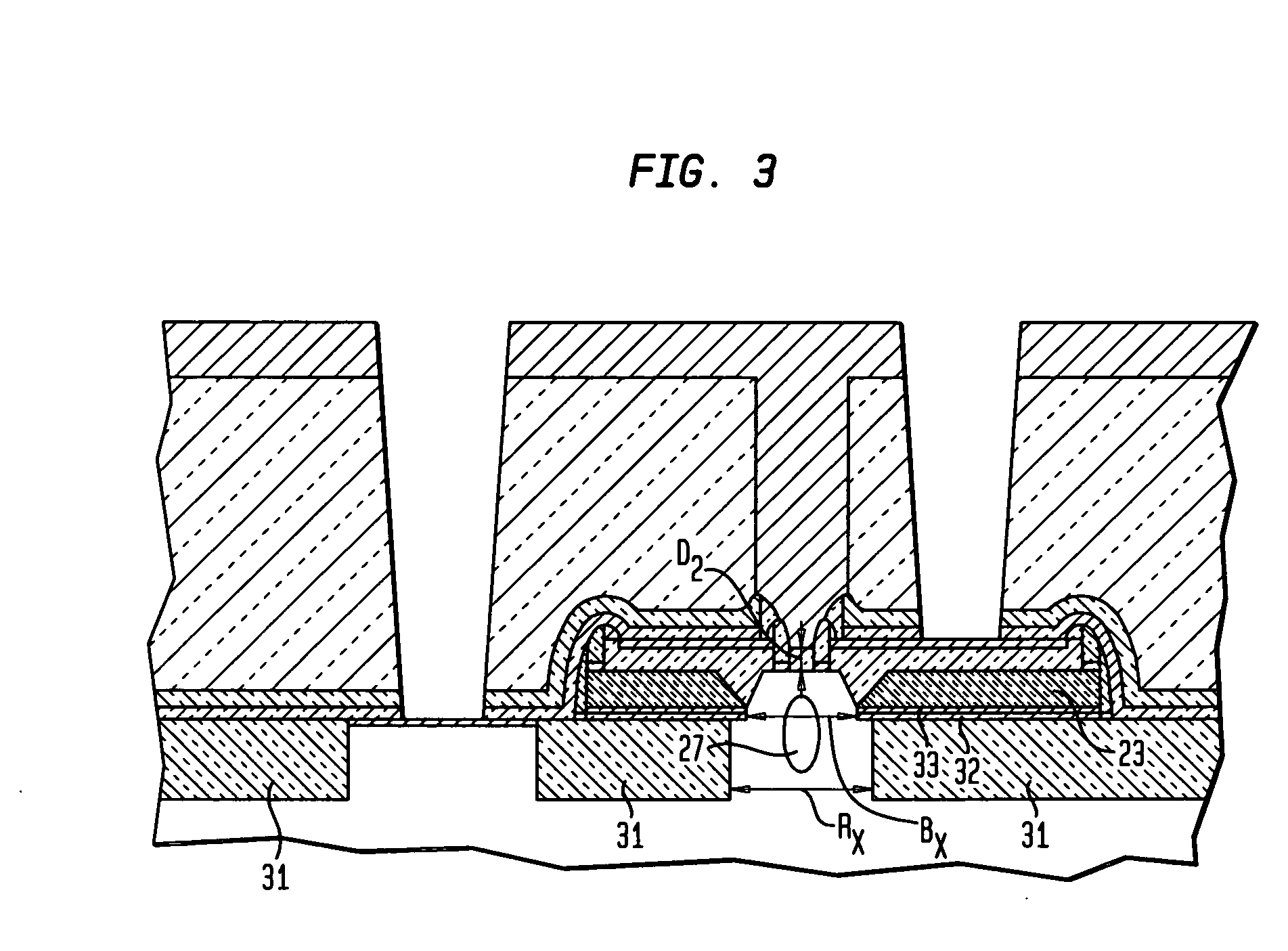 Transistor structure with minimized parasitics and method of fabricating the same