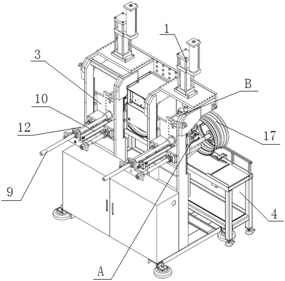 Automatic testing equipment for testing the airtight performance of rim welds